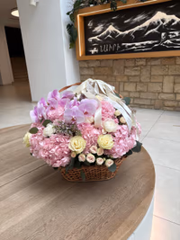 Flower Basket PINK XXL